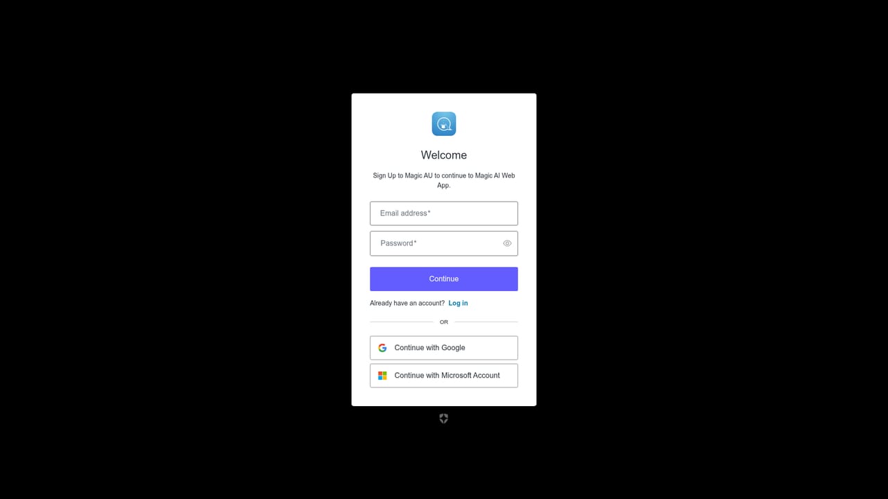 MagicAI Chatbots — Create a free account