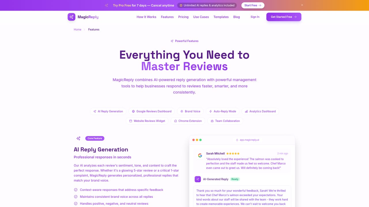 MagicReply — Let the AI draft a reply