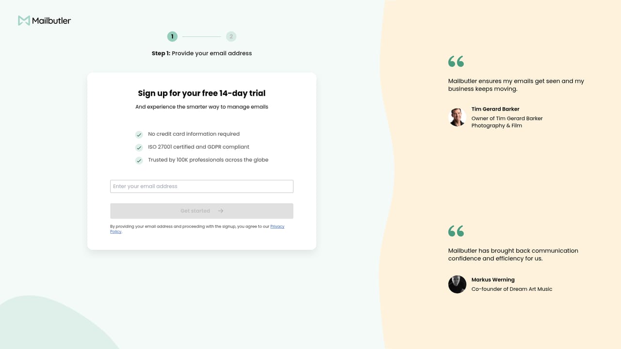 Mailbutler — Start the free trial