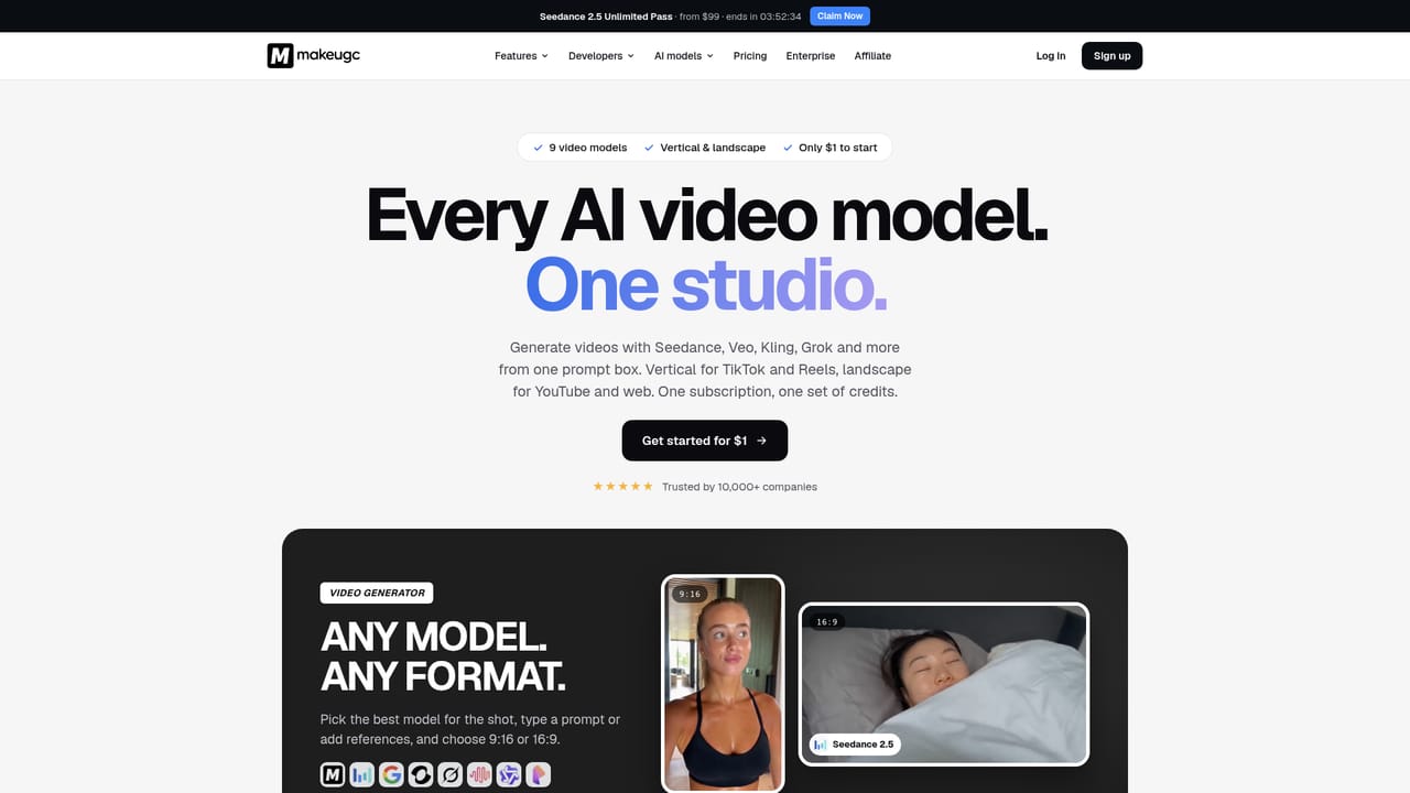 MakeUGC — Generate and edit the clip