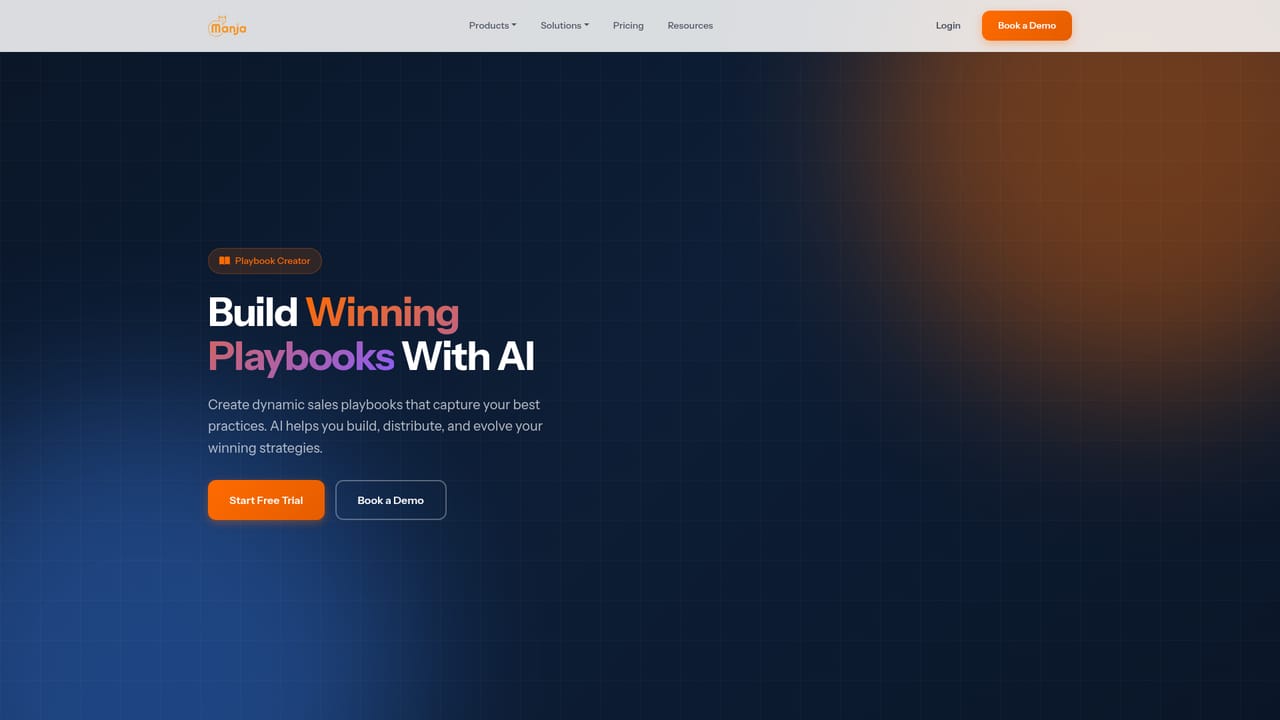 Manja — Load your playbooks and battle cards