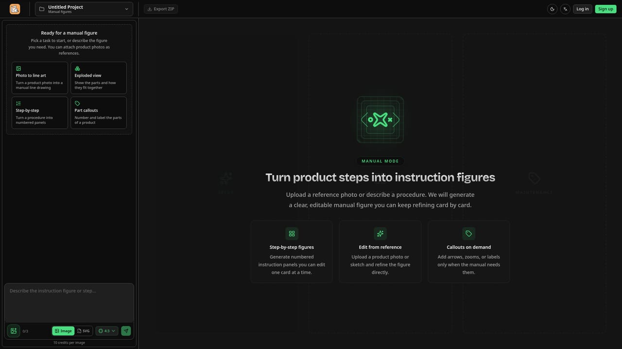 ManualFig — Open the workbench