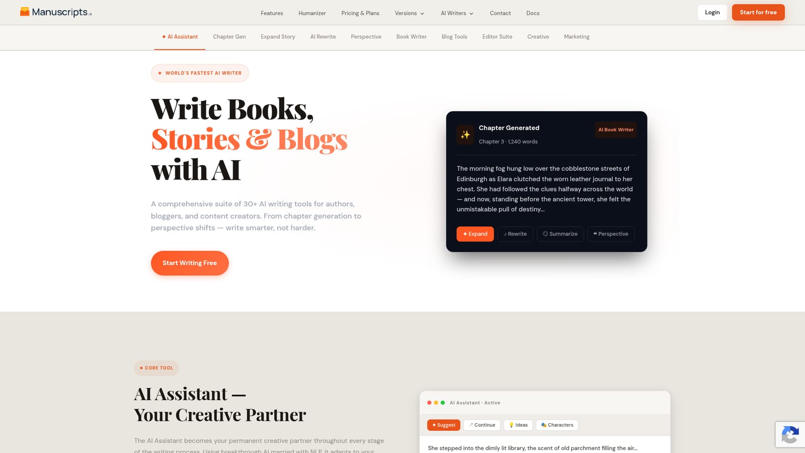 ManuscriptsAI — Review the tool suite before signing up