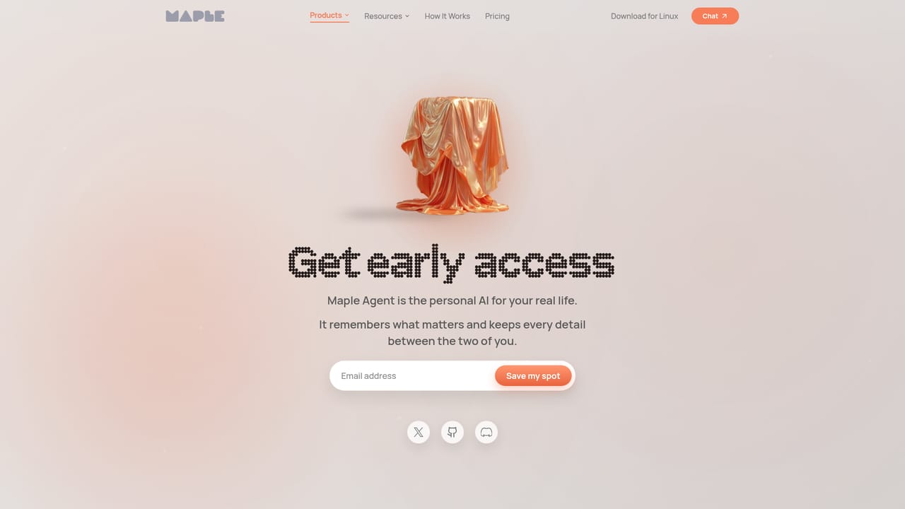 Maple — Join the Maple Agent waitlist