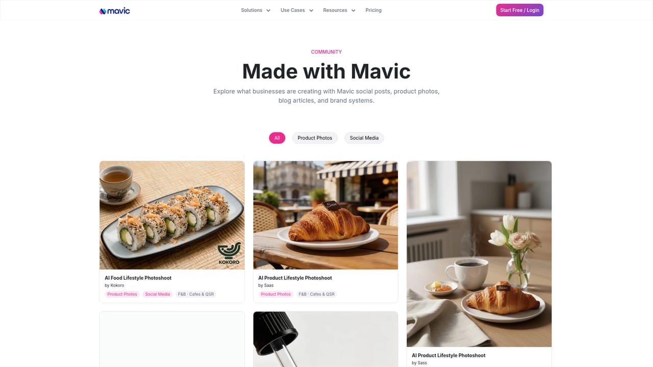 Mavic AI — Browse the gallery for examples
