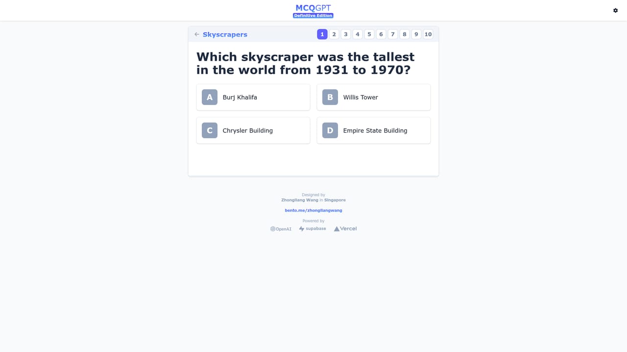 MCQGPT — Scan the archive for a subject