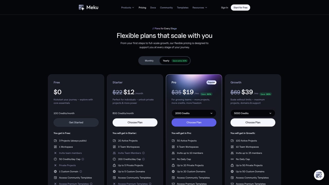 Meku — Deploy or export the code