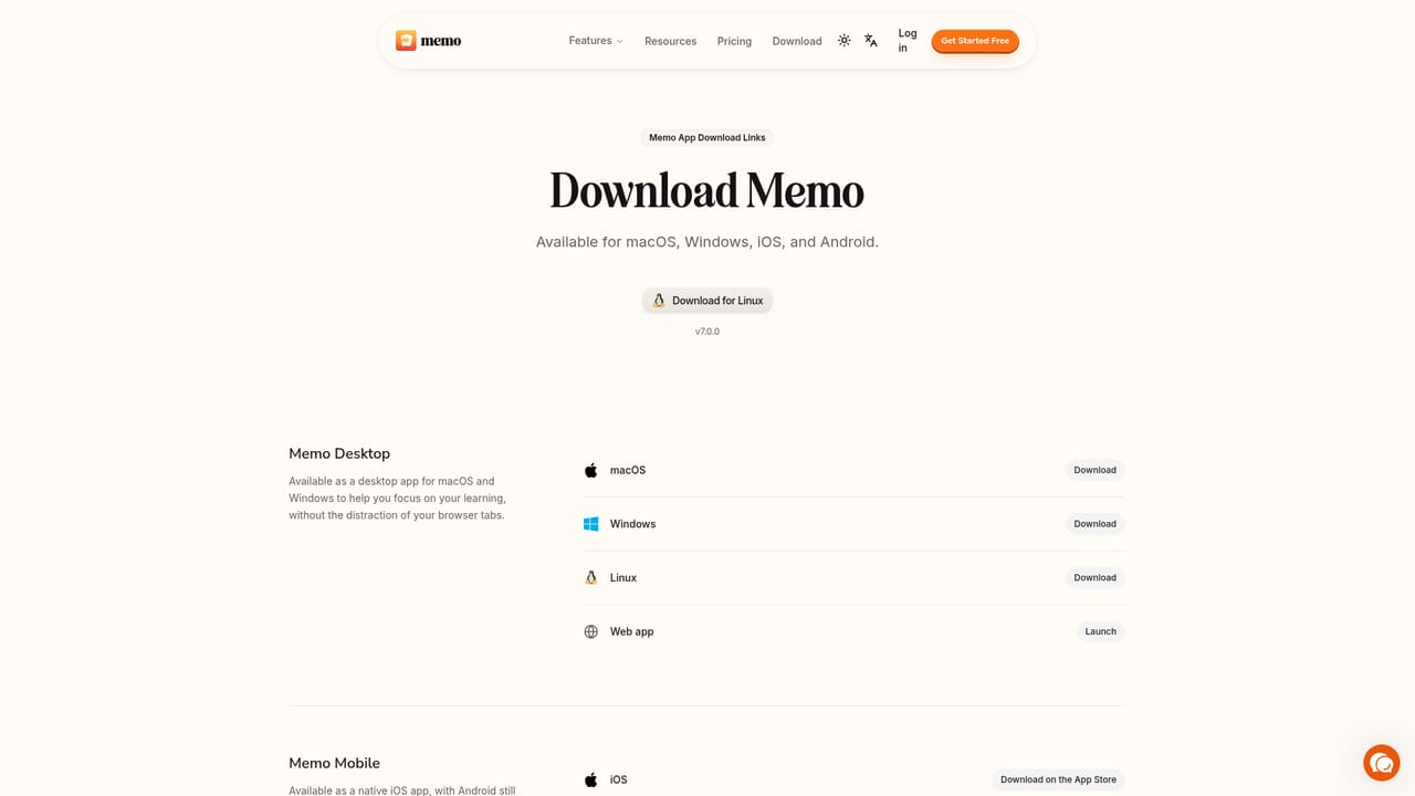 Memo (Formerly PDF2ANKI) — Install the desktop or mobile app