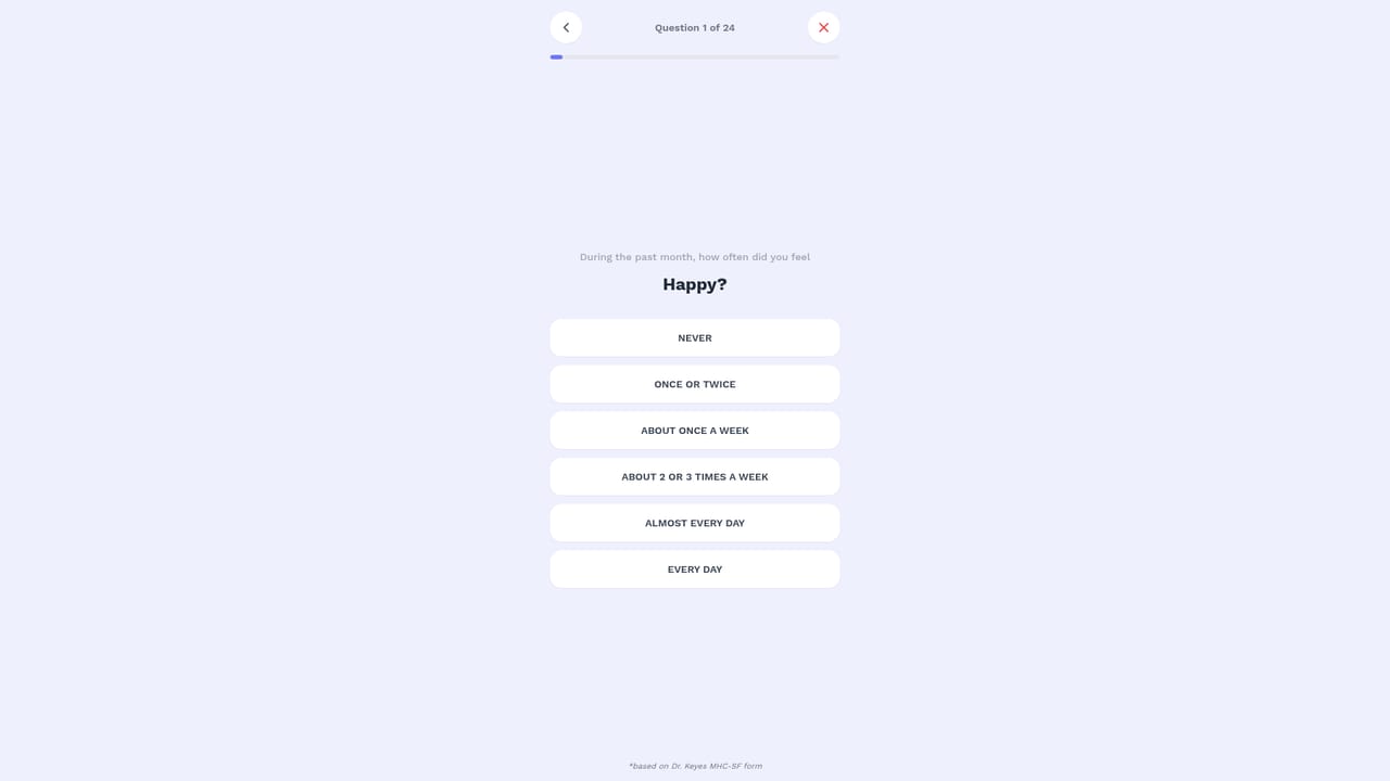 Mentat AI — Take the mental balance check-in