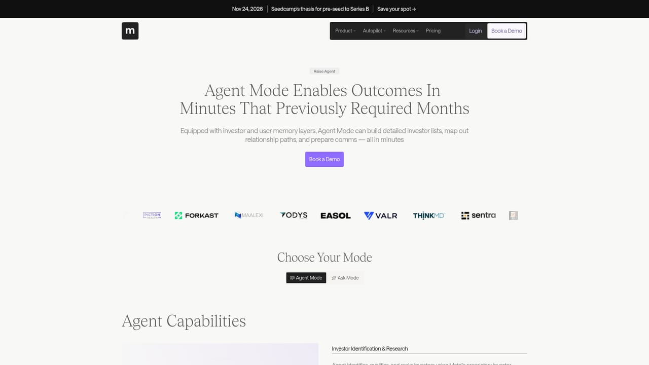 Metal — Let the raise agent build a target list