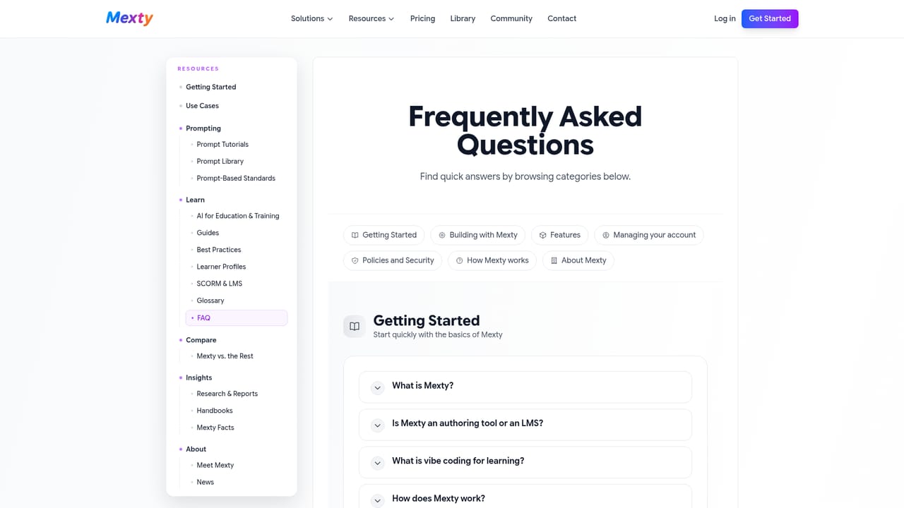 Mexty — Ground the content in a Source of Truth