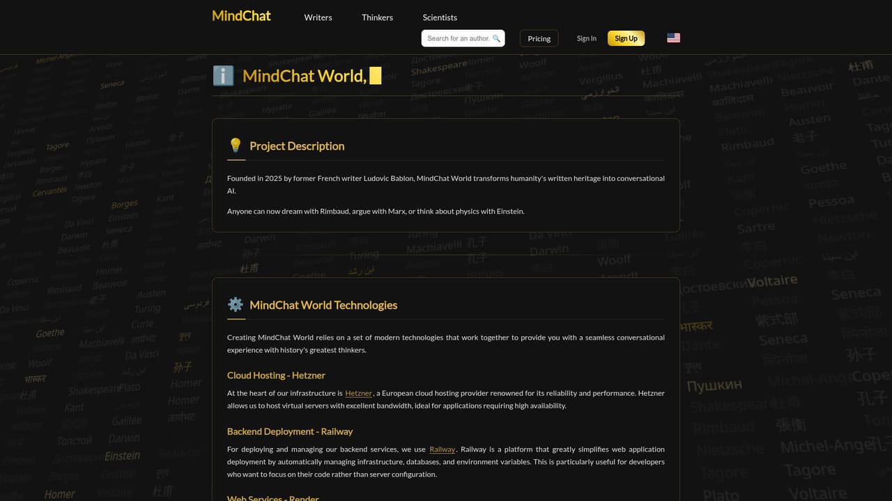 MindChat World — Embed the widget on your own site