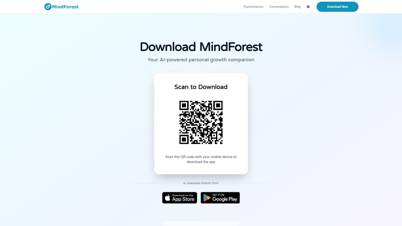 MindForest — Install the app