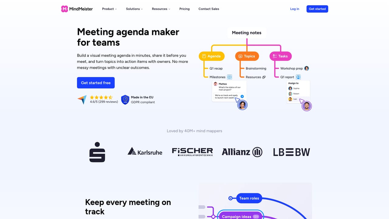 MindMeister — Invite collaborators and present
