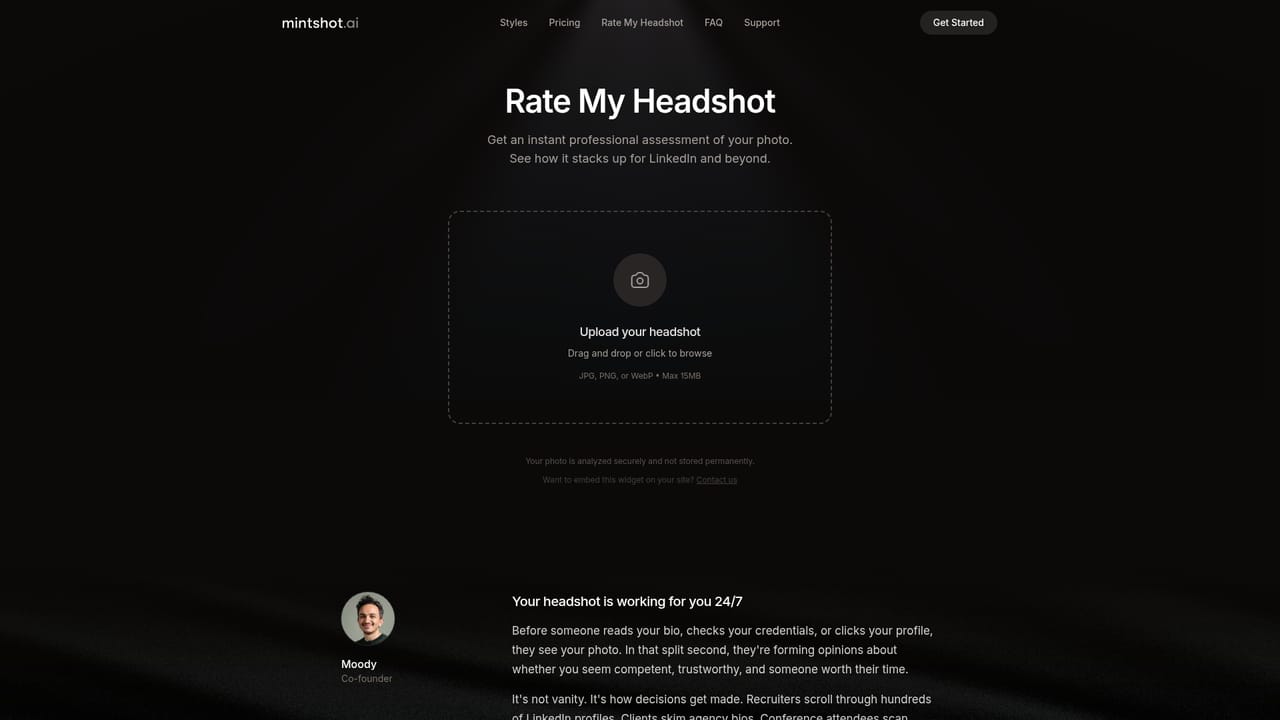 Mintshot — Check your current photo first