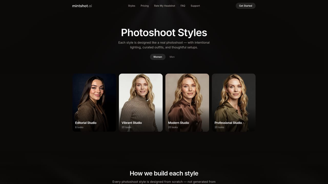 Mintshot — Browse the style library