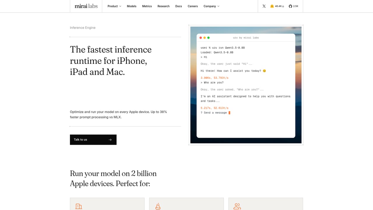 Mirai — Understand the inference runtime