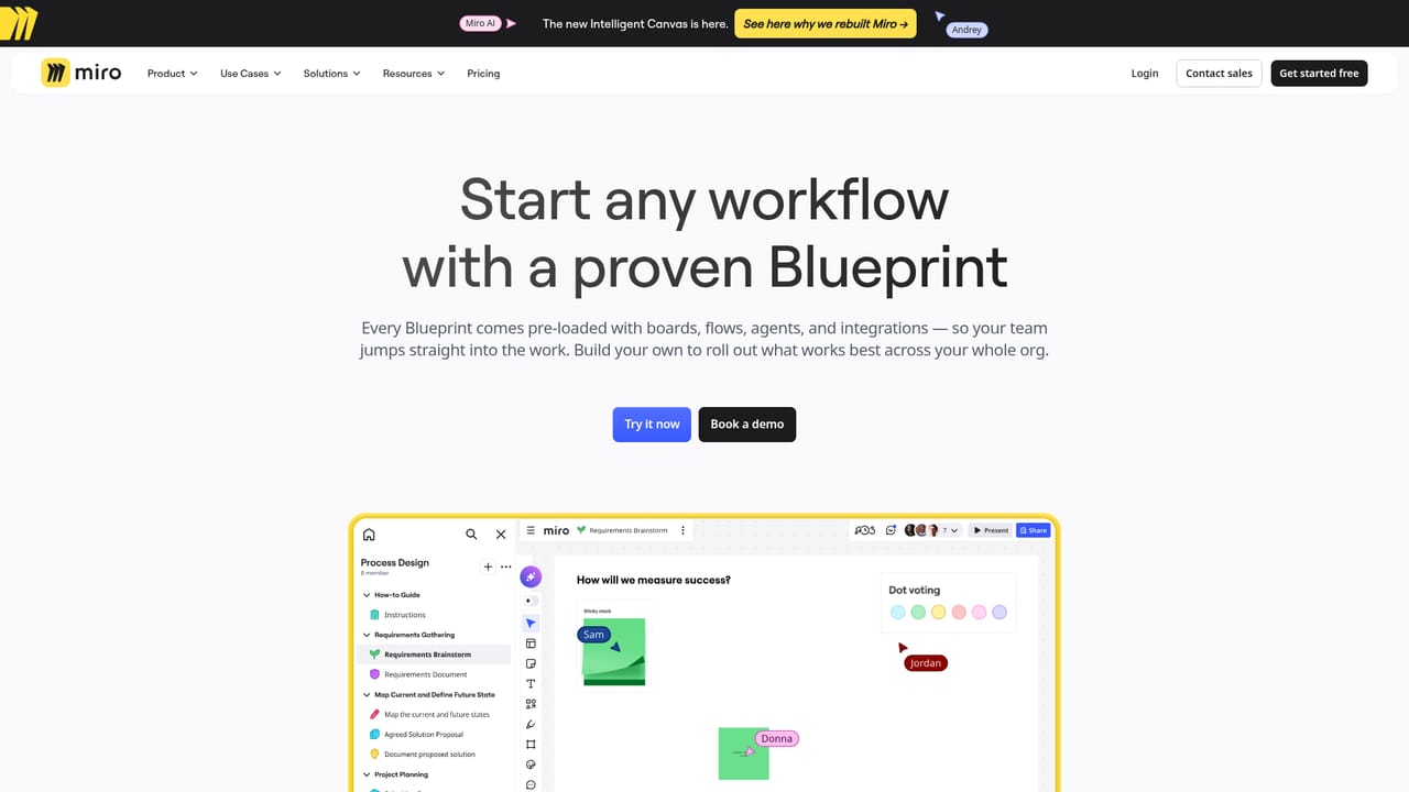 MiroAI — Pick a blueprint for your first board