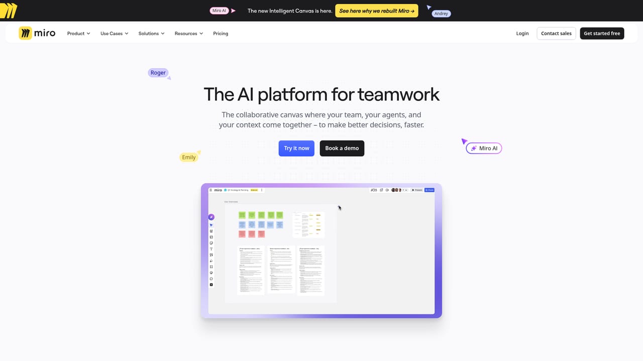 MiroAI — Read up on the Intelligent Canvas