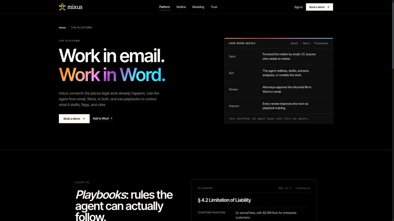 Mixus — Seed a playbook from past work