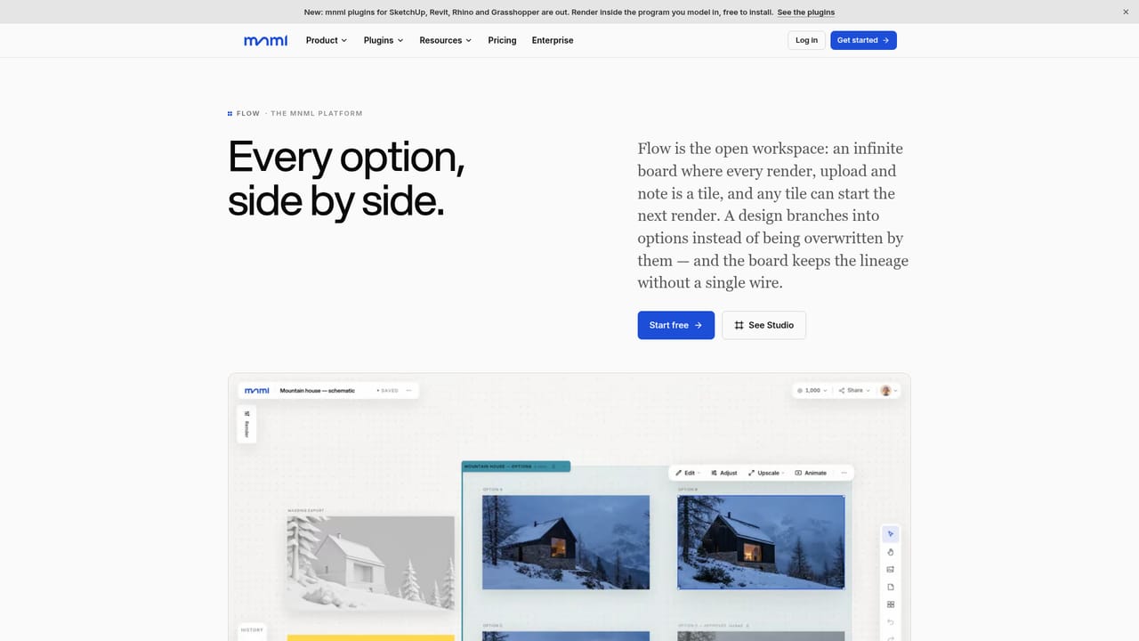 MNML — Compare options on Flow and share the board