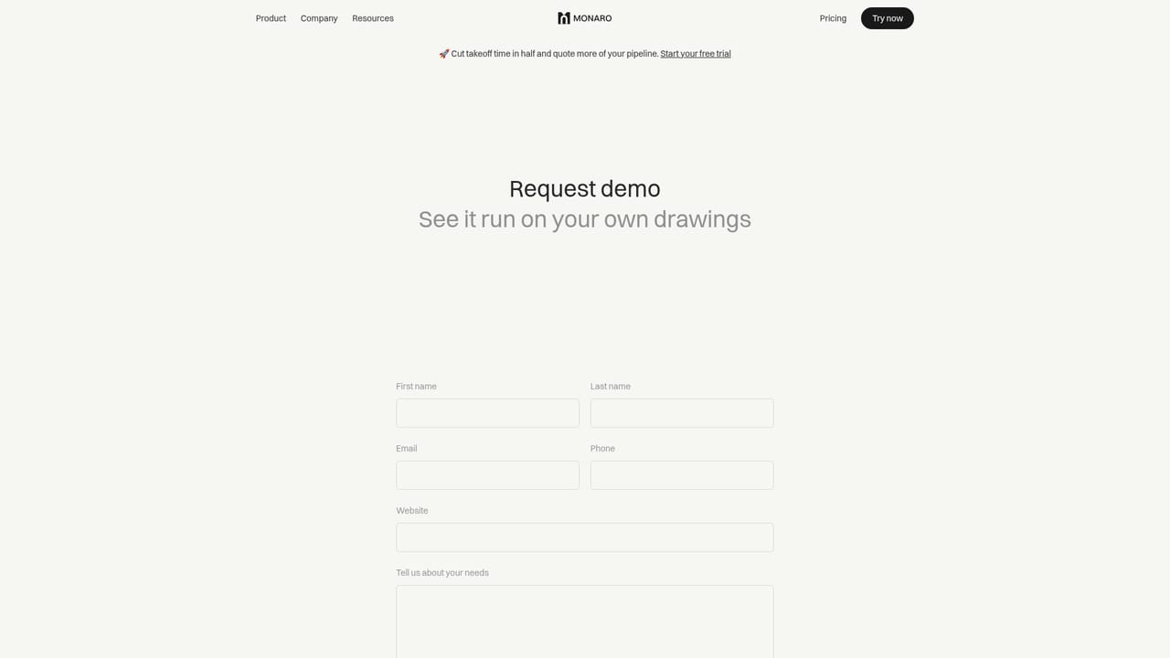 Monaro — Talk to sales about multi-location setup