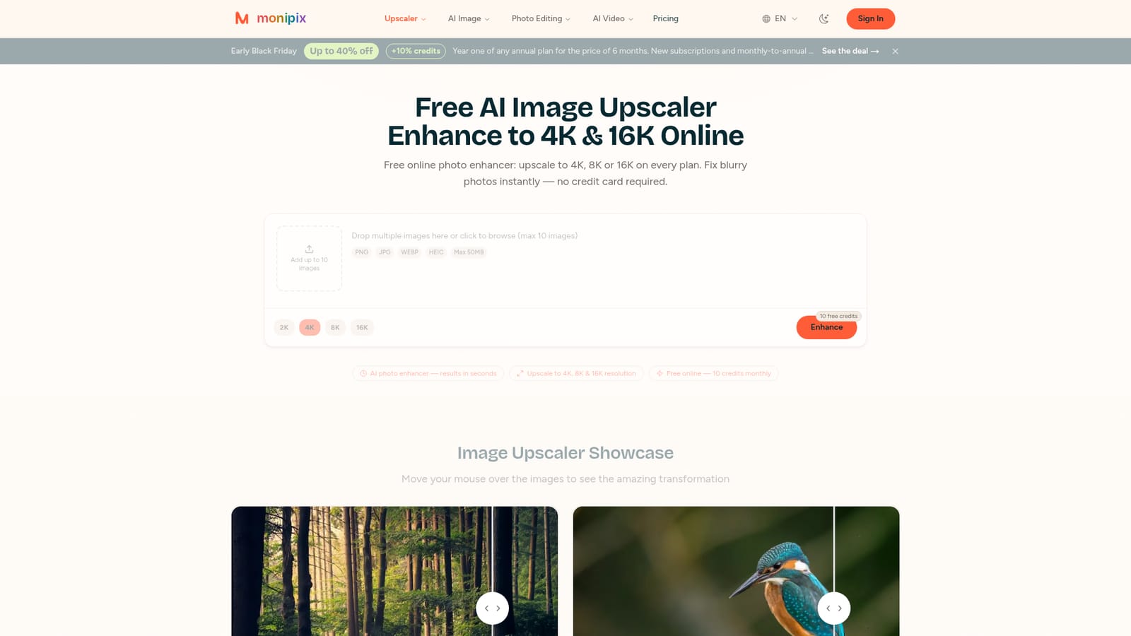 Monipix — Open the upscaler