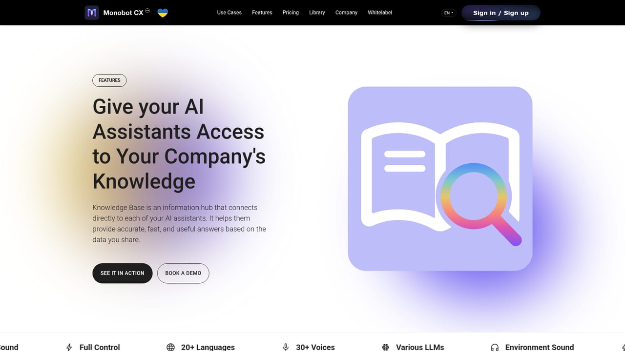 Monobot — Load your knowledge base