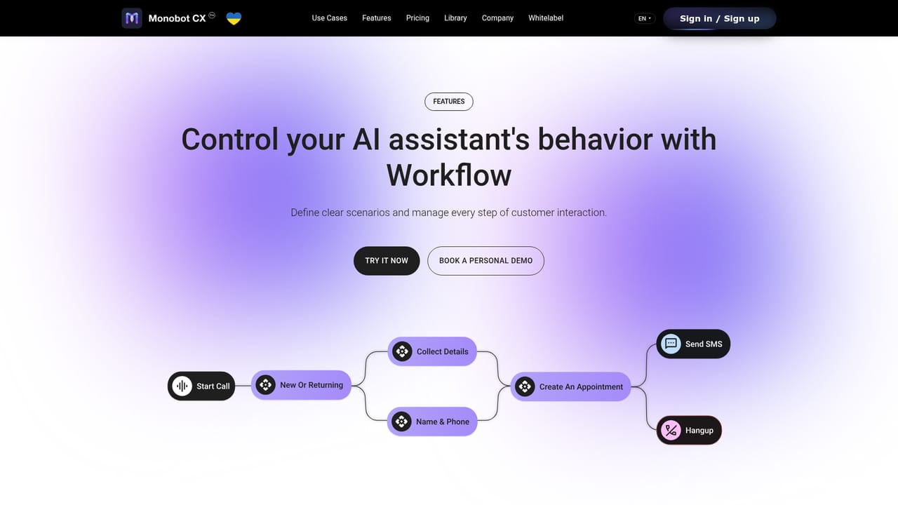 Monobot — Map the conversation flow