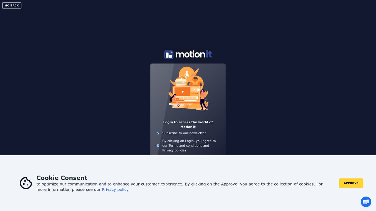 Motionit — Pick a template style
