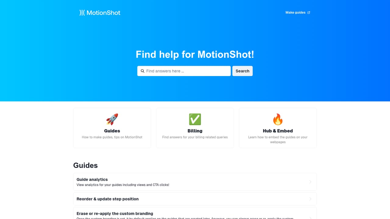MotionShot — Embed or share the link