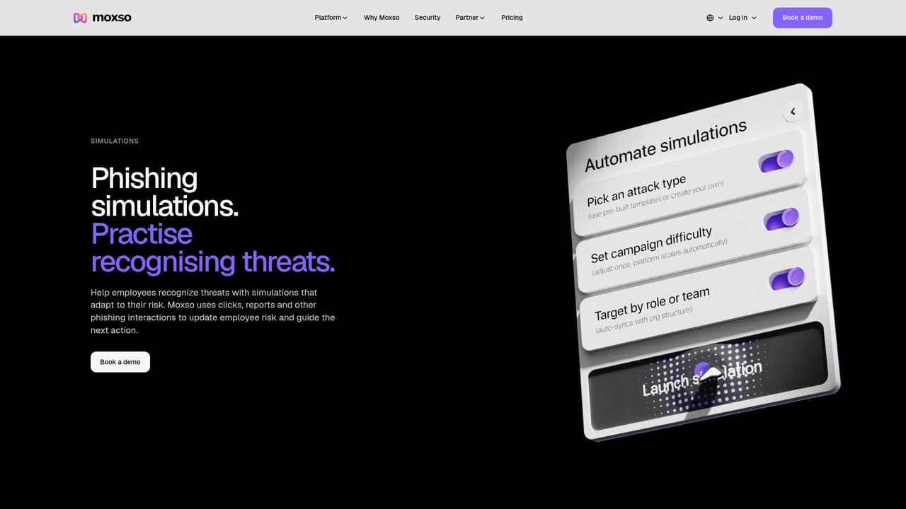 Moxso — Book a demo and scope the programme