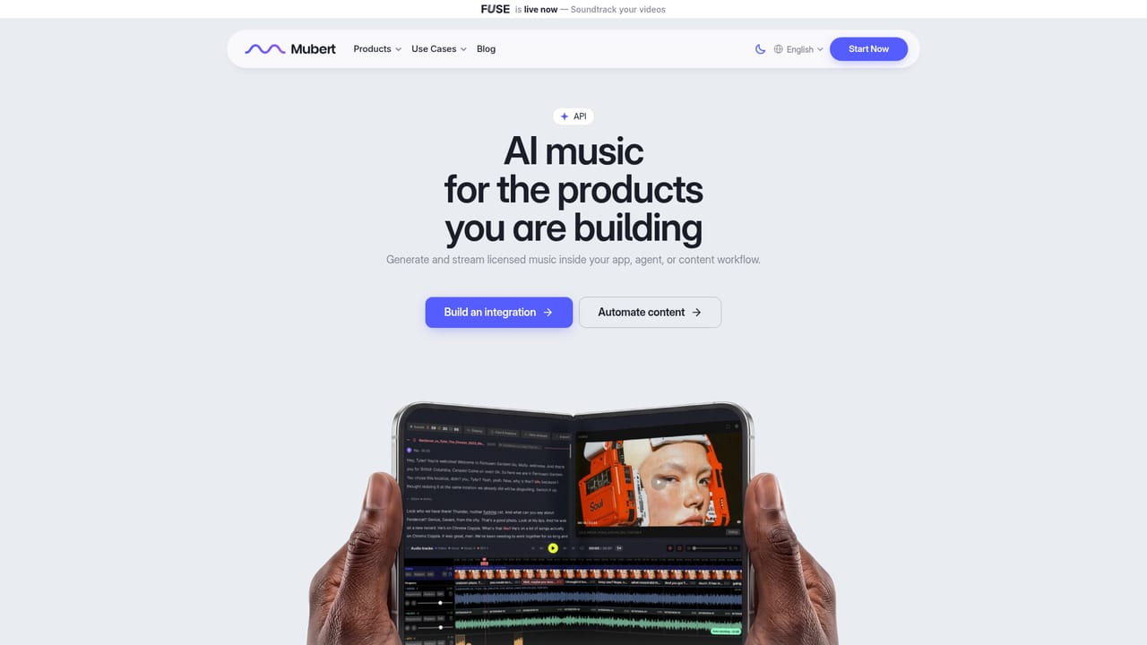 Mubert — Explore the API for product work
