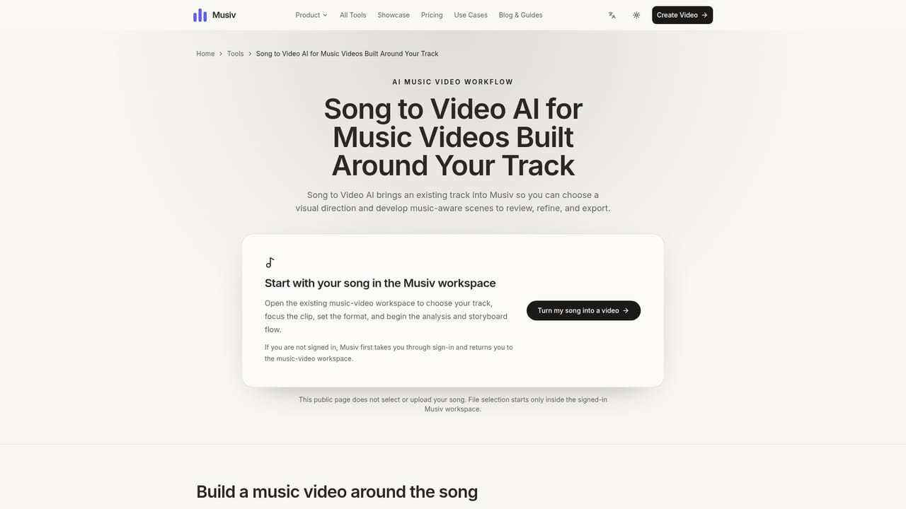 Musiv — Review the analysis and visual direction