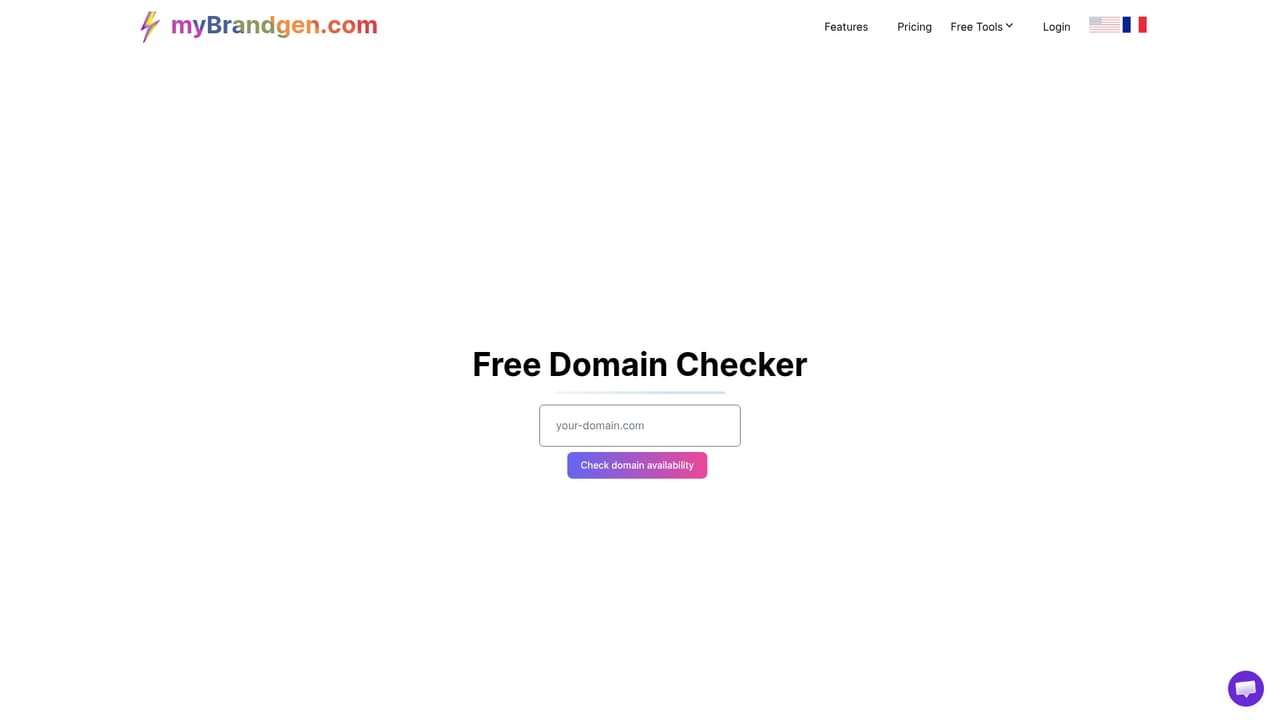 myBrandgen — Check domains for shortlisted names