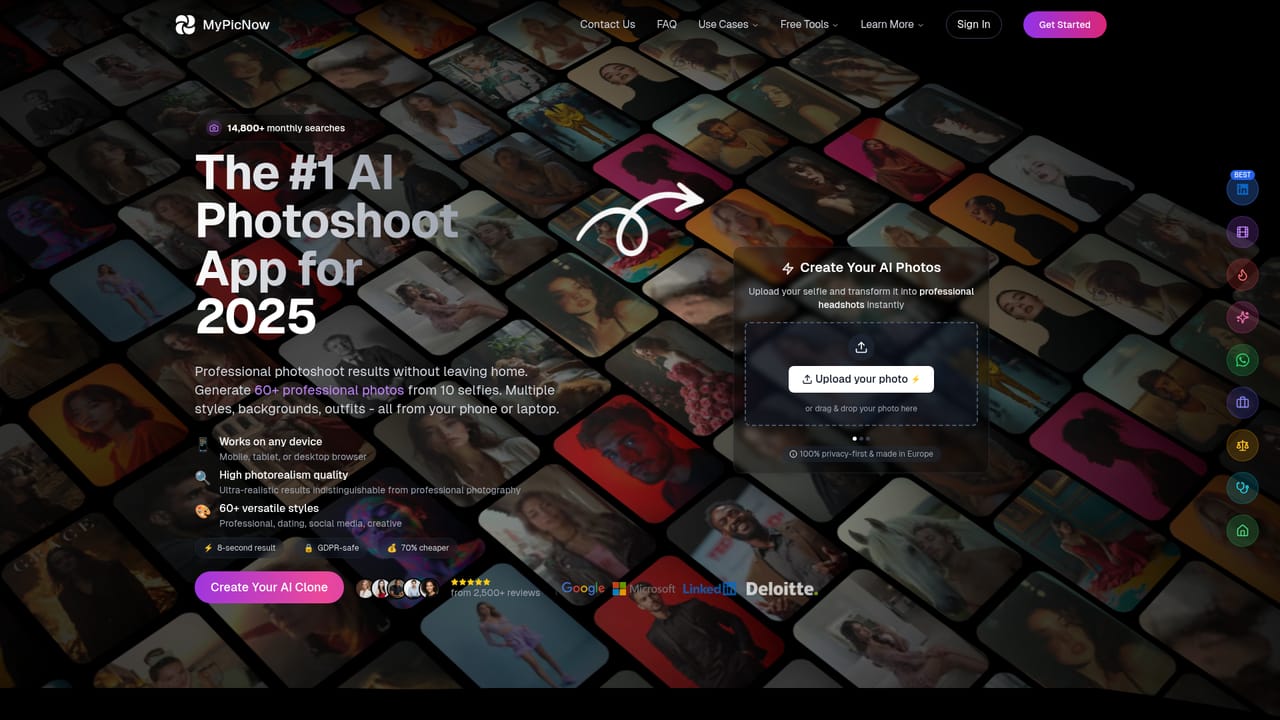 MyPicNow — Choose a plan and open the app