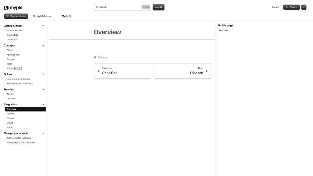 Myple — Connect your tools