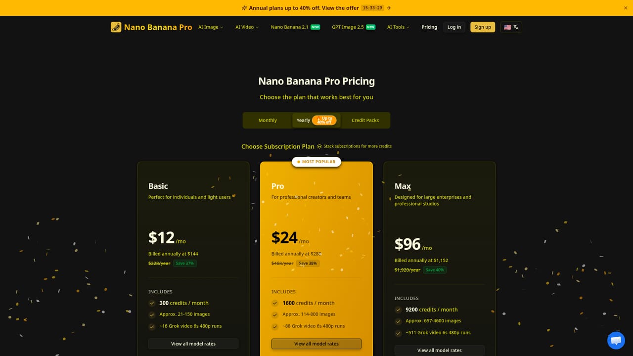 Nano Banana Pro 3rd party — Review plans before scaling usage