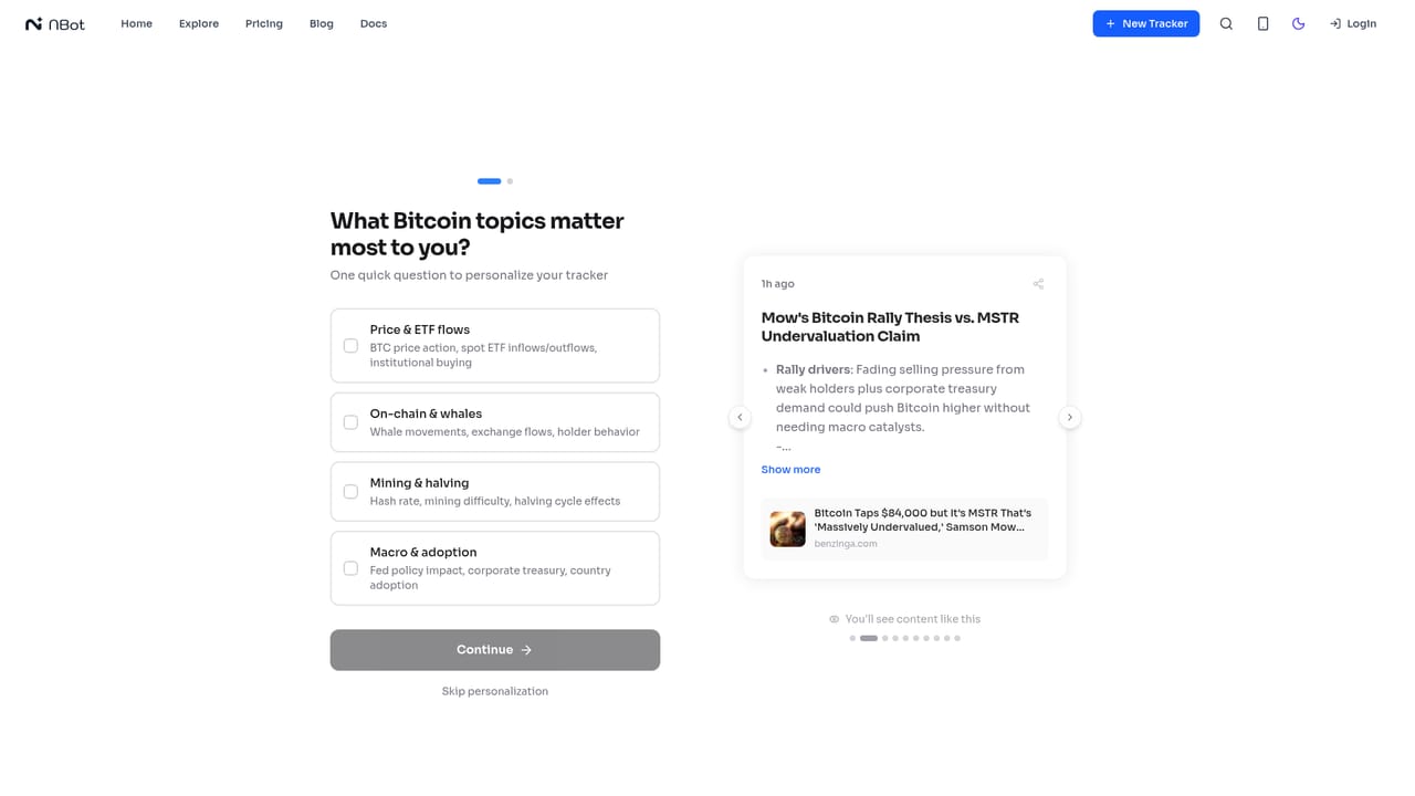 NBot AI — Clone a template that matches your topic