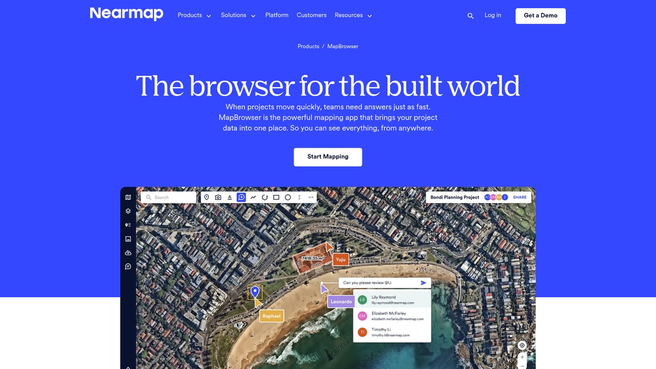 Nearmap — Run property lookups in MapBrowser