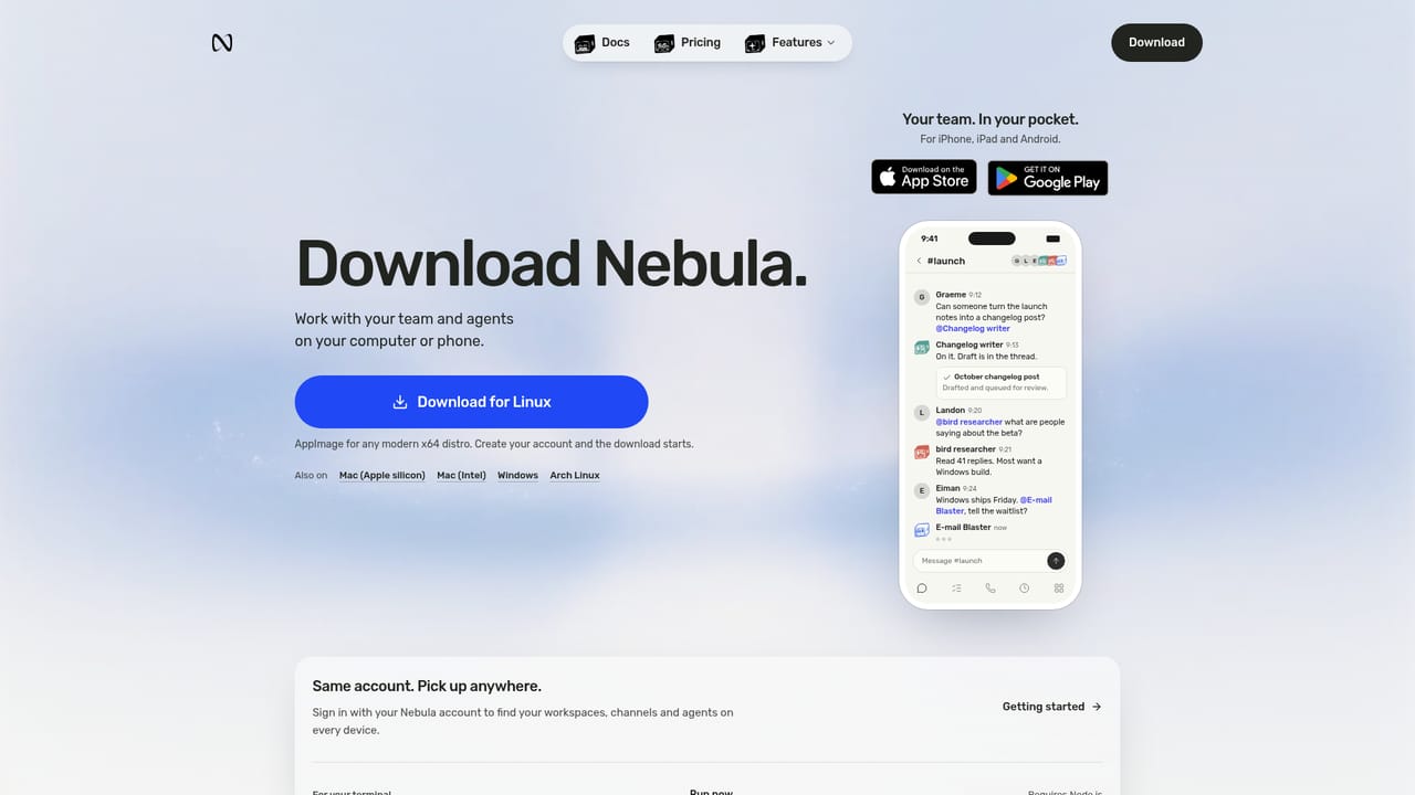 Nebula — Install Nebula on your platform