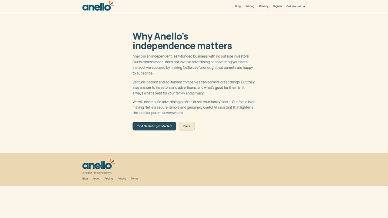 Nellie by Anello — Forward school email instead of granting inbox access