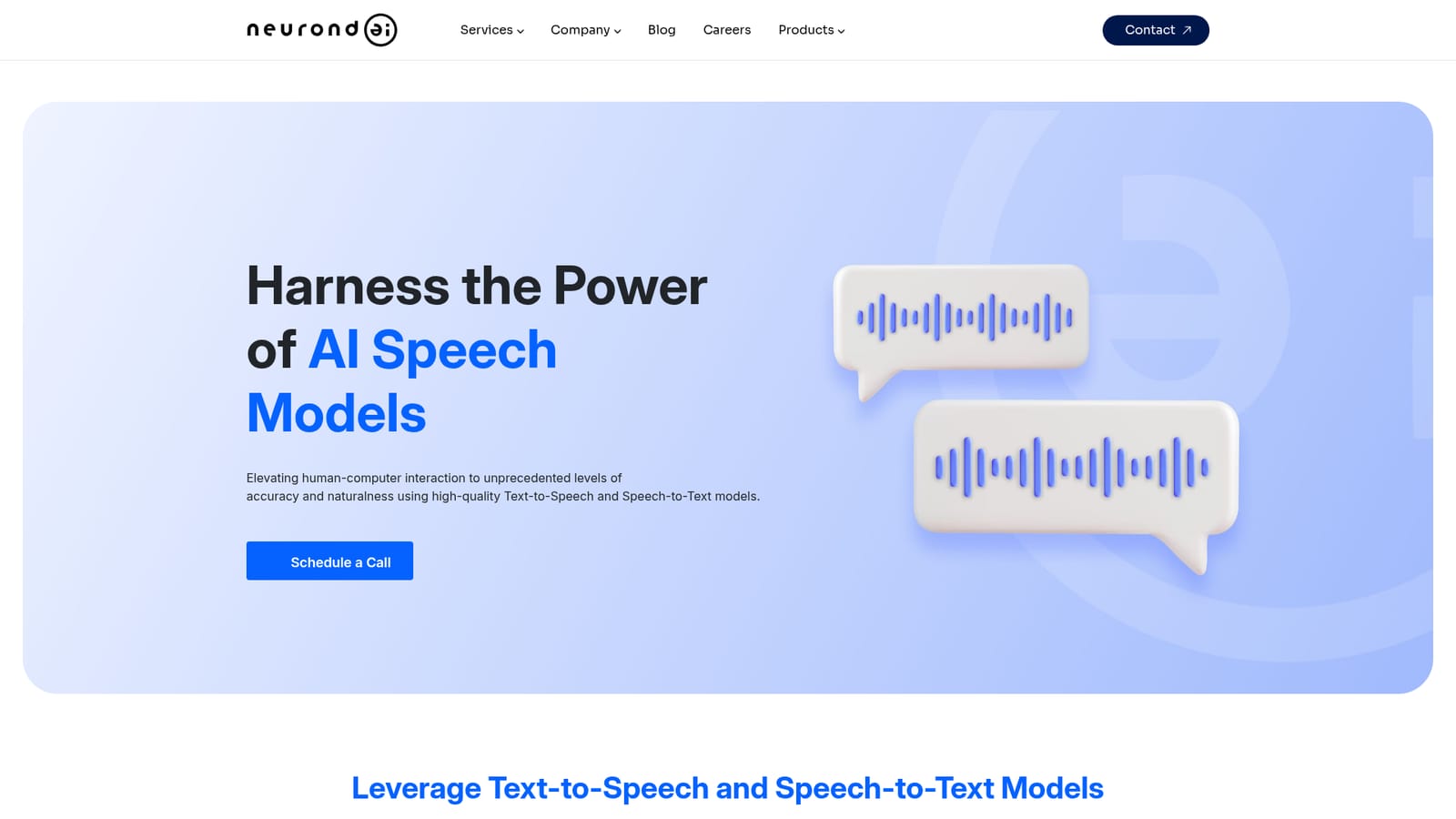 Neurond — Review the voice model and use case breakdown