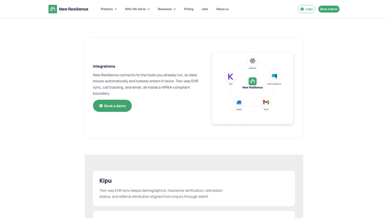 New Resilience — Confirm your integration requirements