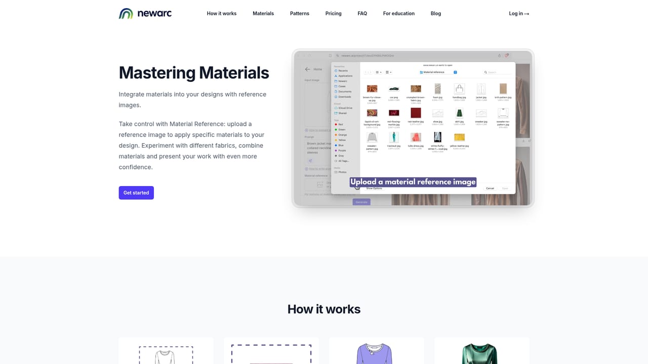 NewArc — Explore colors, materials and shapes