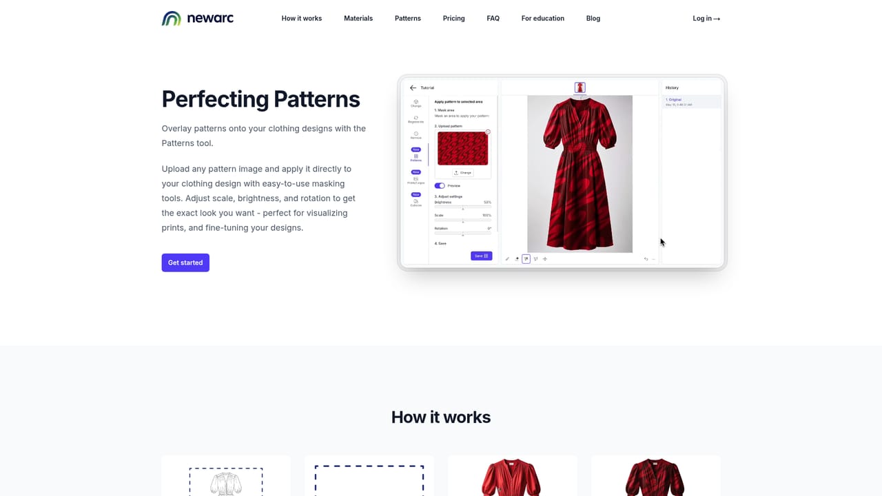 NewArc — Overlay patterns with masking