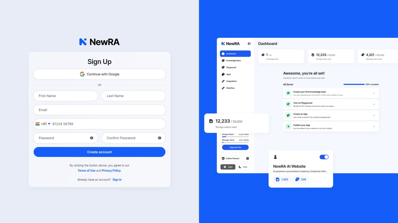 NewRA — Start a free trial