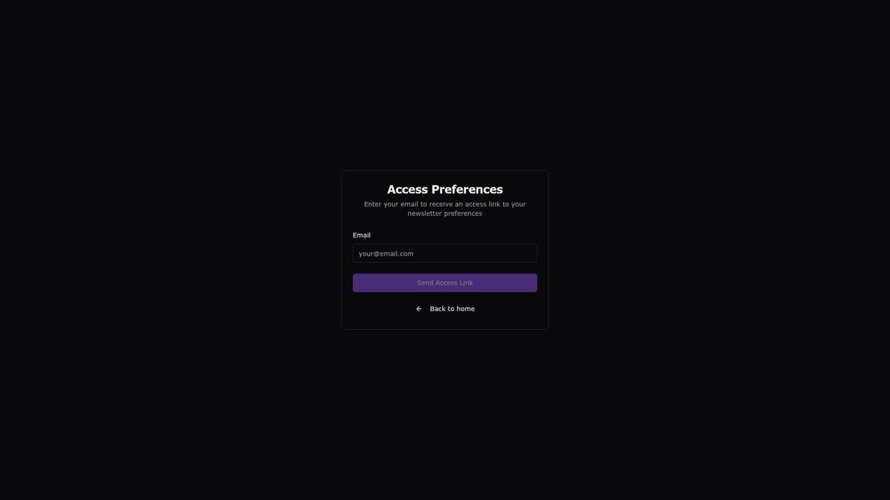 NewsForYou — Adjust interests at any time