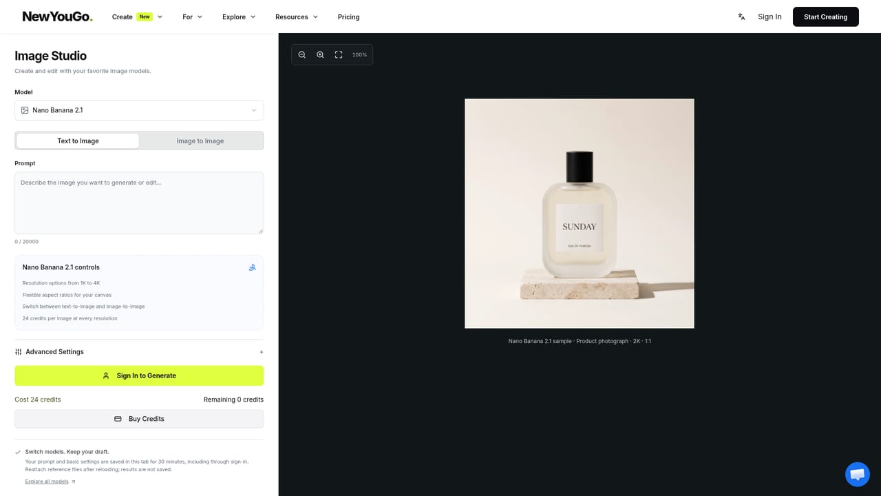 NewYouGo — Try a stronger model