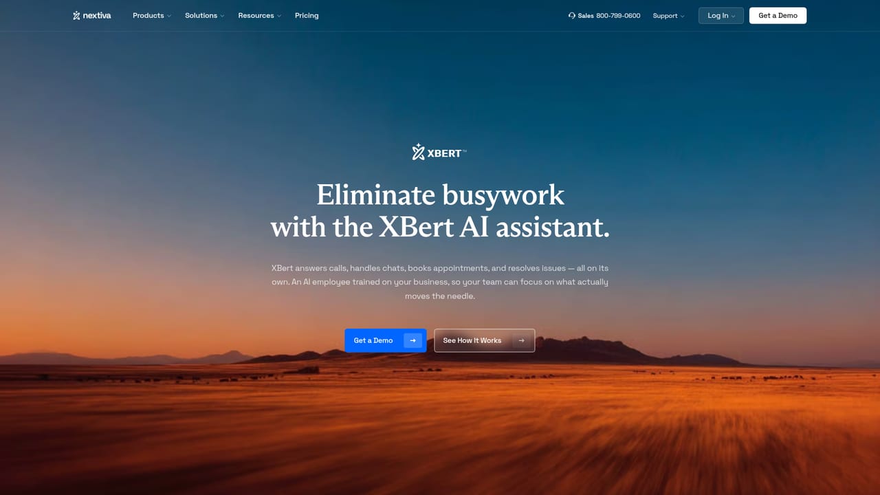 Nextiva — Turn on XBert AI for calls and chat